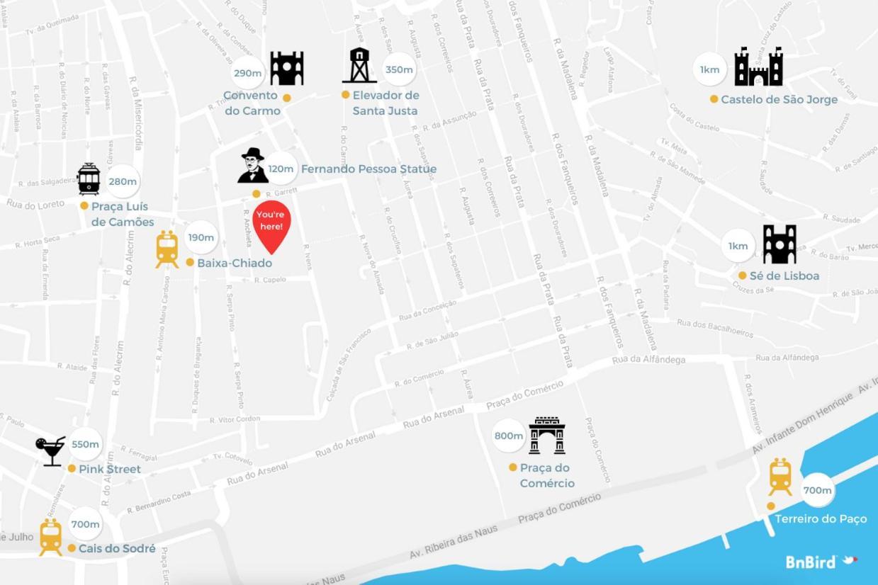 Chiado Prime Garrett Apartment Lisboa Ngoại thất bức ảnh